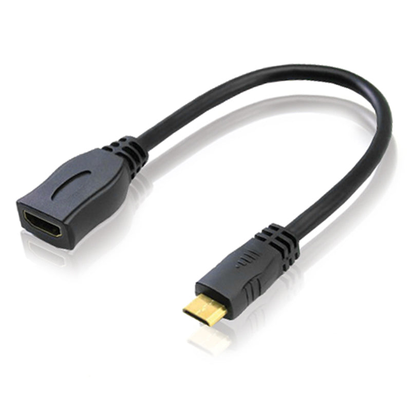15cm Mini HDMI (M) to HDMI (F) Adapter - Male to Female