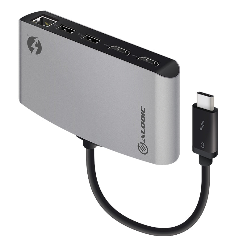 ThunderBolt 3 Dual HDMI PORTABLE Docking Station with 4K
