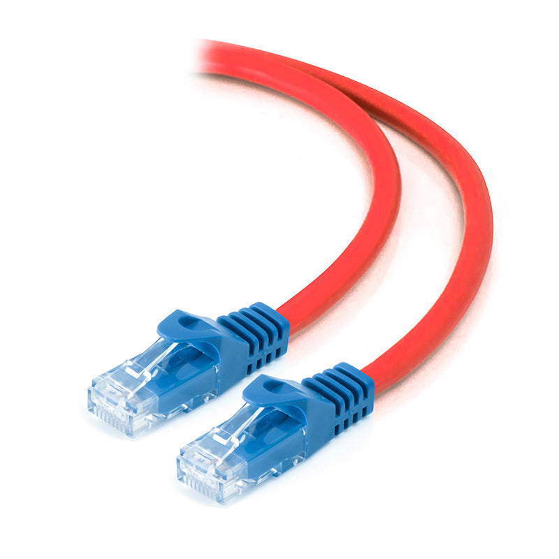 Red CAT6 Crossover Network Cable