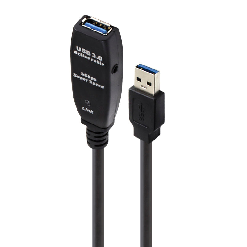 USB 3.0 Active Extension Type A to Type A Cable- Male to Female
