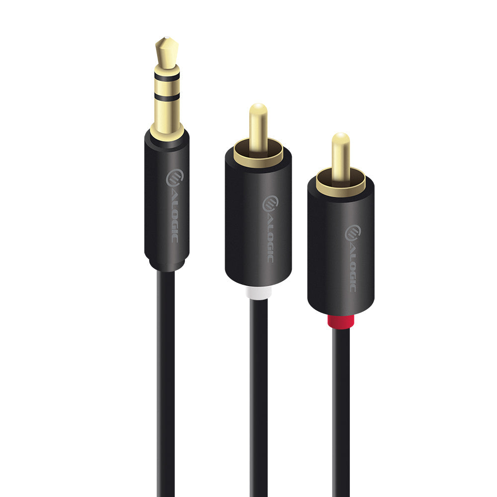 3.5mm Mini AV Plug Male To 3RCA Female Audio Video Cable Jack Adapter Cord  UK