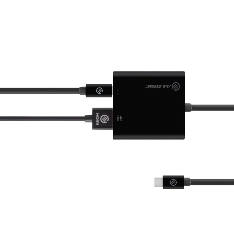 USB-C Adapter with HDMI/USB-C Power Delivery (60W/3A)