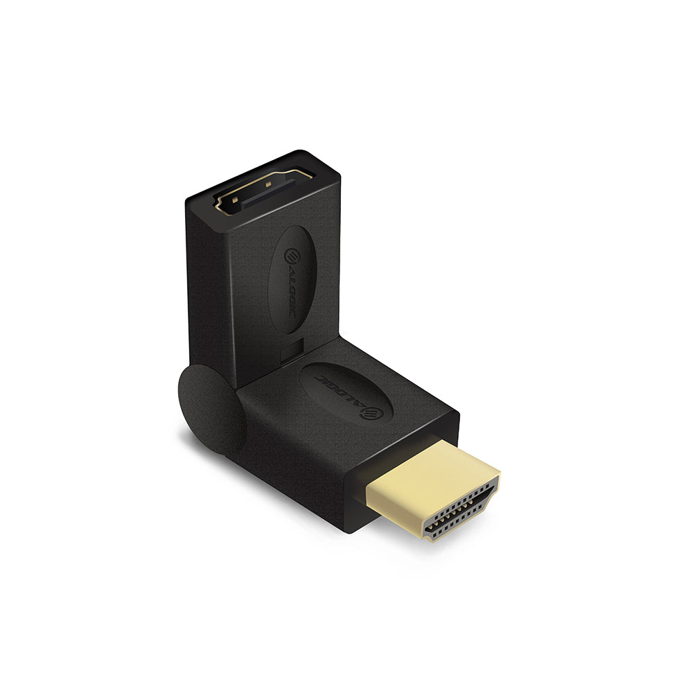 90 Degree Swivel HDMI (M) To HDMI (F) Adapter - Male to Female