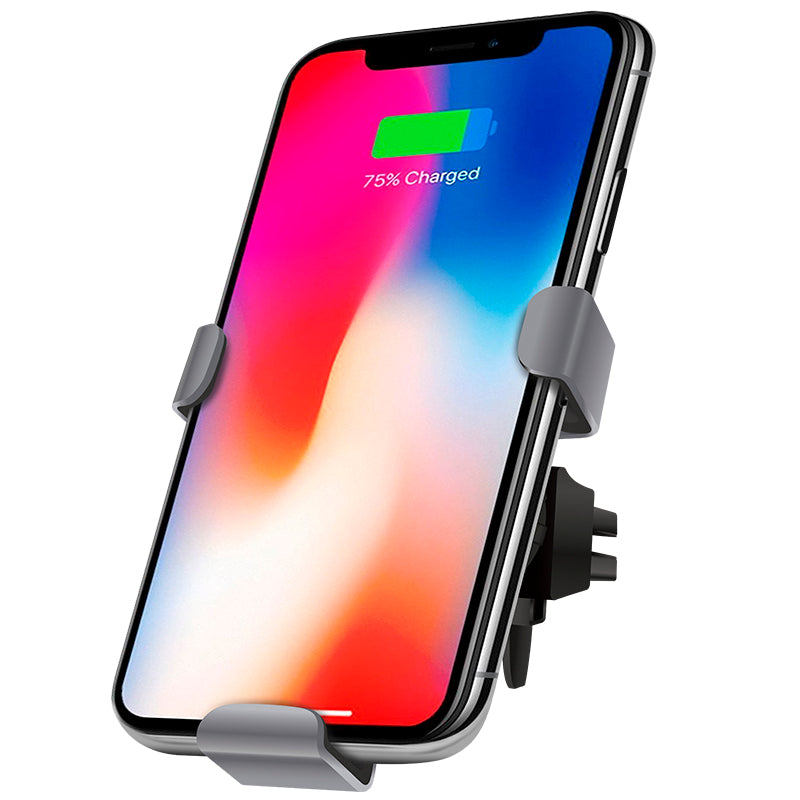Air Vent Mount Wireless Charger with Qi Technology