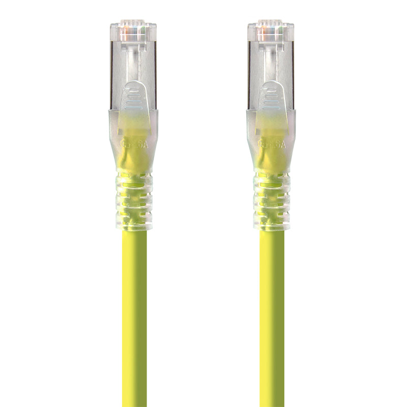 Yellow Shielded CAT6A LSZH Network Cable