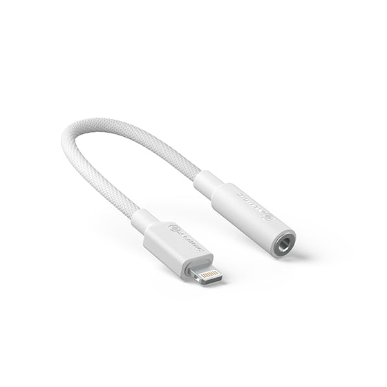 Elements PRO Lightning to 3.5 Audio Adapter - White