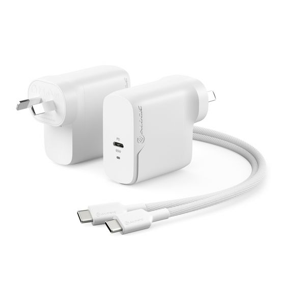 1X65 Rapid Power 65W GaN Charger - Includes 2m 100W USB-C Charging Cable