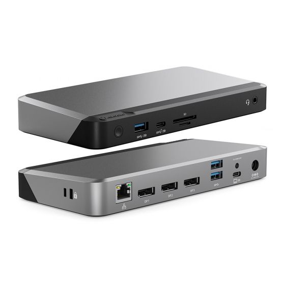 DX3 Triple 4K Display Universal Docking Station - with 100W Power Delivery