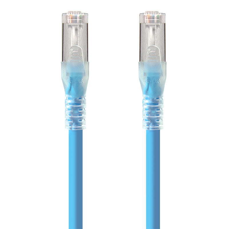 Blue Shielded CAT6A LSZH Network Cable