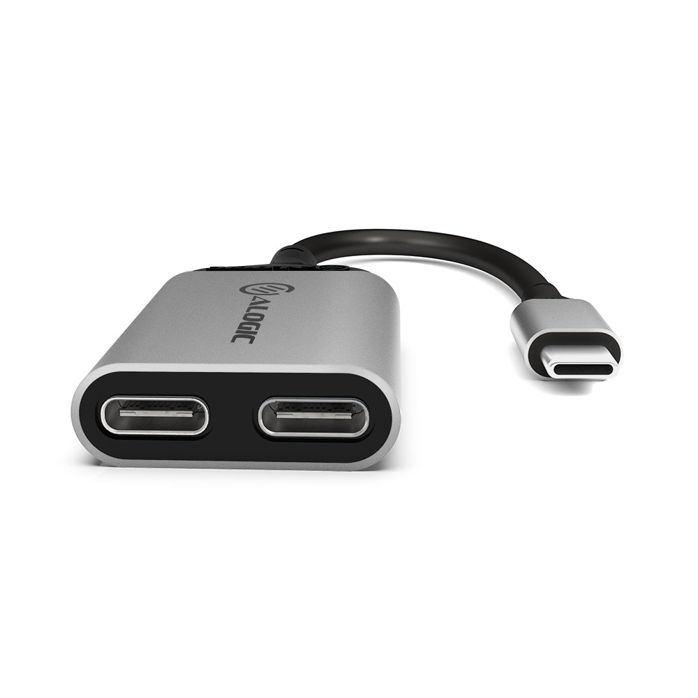 USB-C (Male) to USB-C (Female) Audio and USB-C (Female) Charging Combo Adapter - Ultra Series