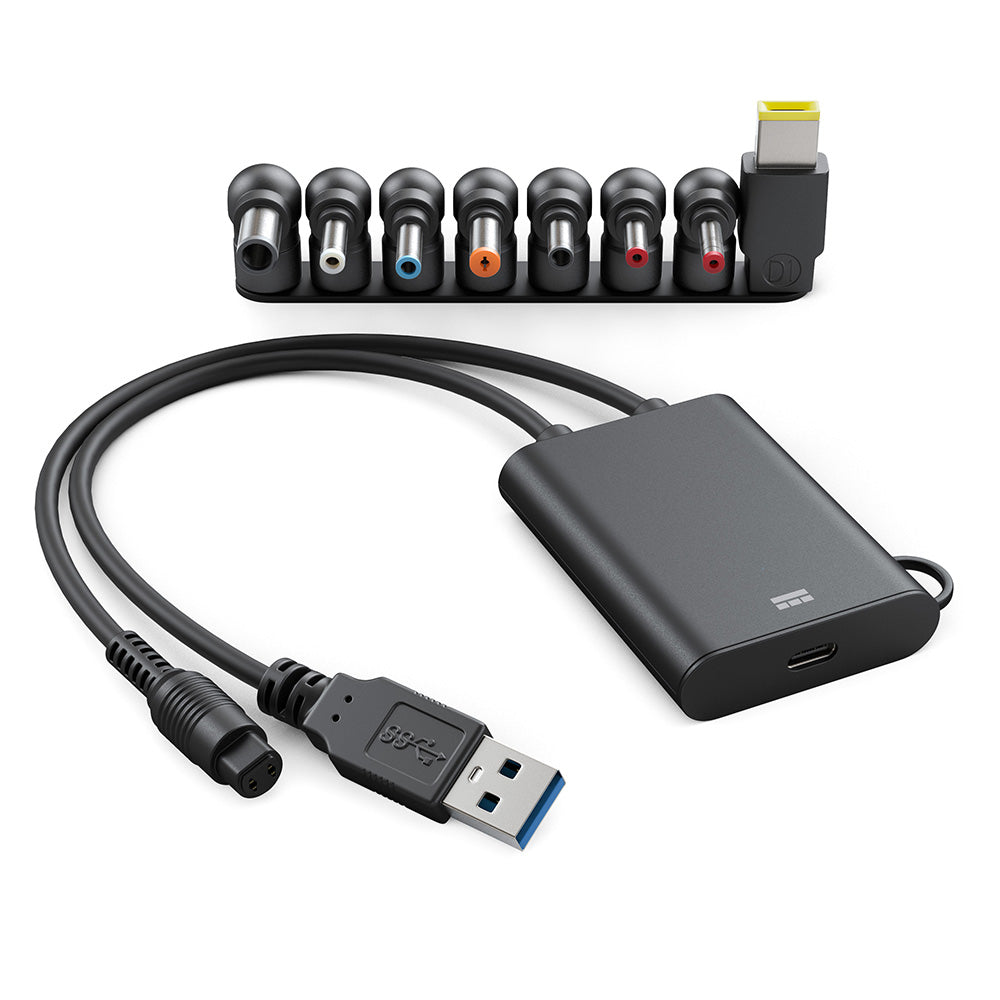 USB-C Power Splitter Adapter for powering Non USB-C Laptops - Compatible with DUTHDPR & UCD3D34K-H