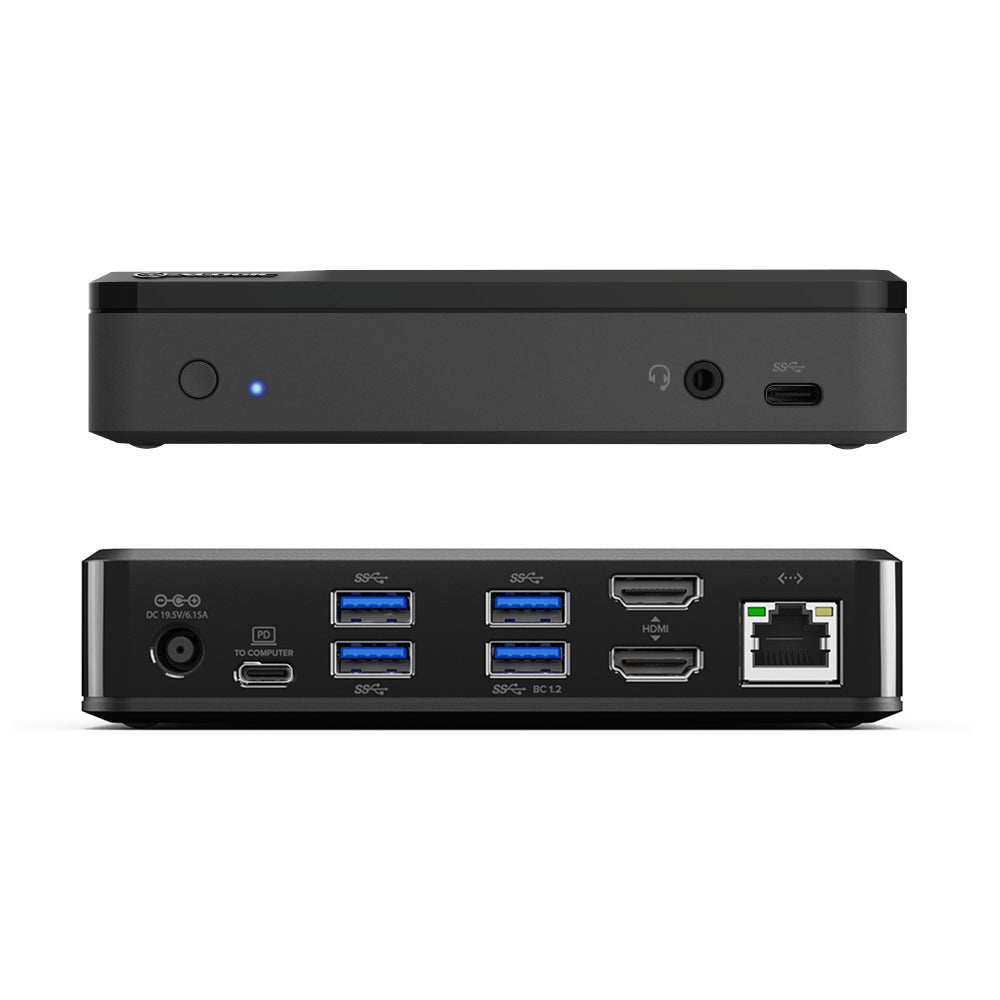 Universal Twin HD Pro Docking Station with 85W Power Delivery and USB-C & USB-A compatibility - Dual Display 1080p@60Hz