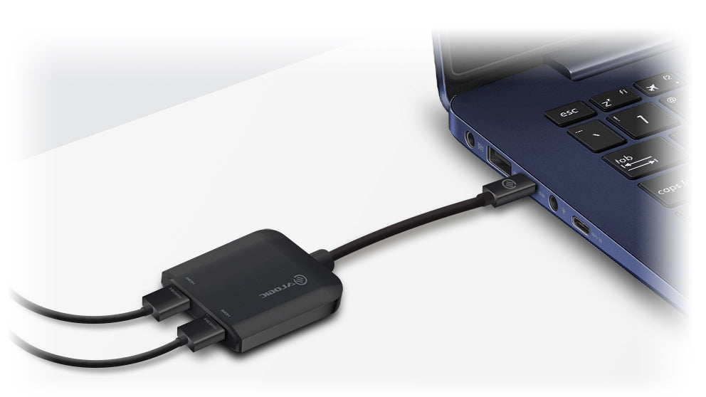 Mini DisplayPort to Dual HDMI Adapter - 4K - 30 Hz