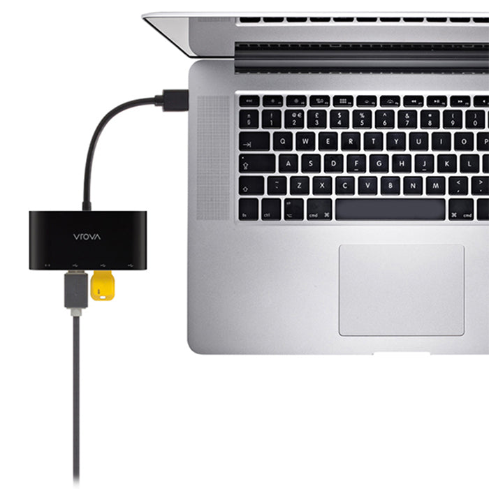 USB 3.0 SuperSpeed 3 Port Hub + Gigabit Ethernet Adapter