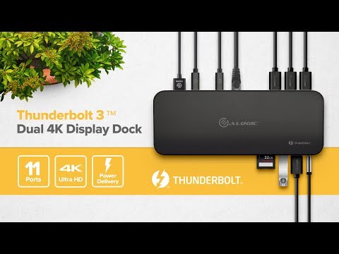 ThunderBolt 3 Dual Display Docking Station W/ 4K & Power Delivery