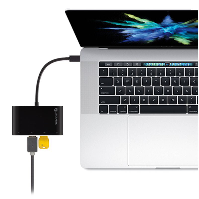 USB-C to Gigabit Ethernet & USB 3. 0 SuperSpeed 3 Port USB Hub