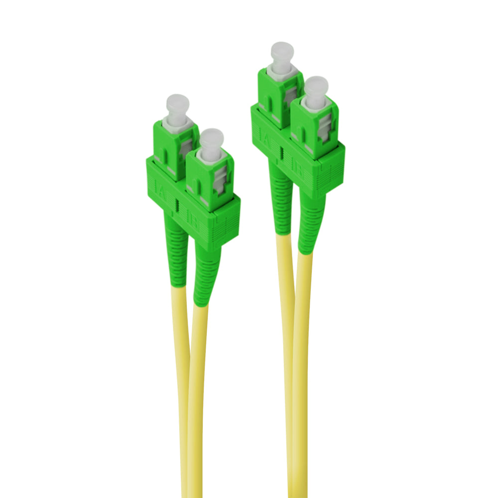 SCA-SCA Single Mode Duplex LSZH Fibre Cable 09/125 OS2