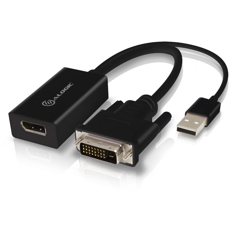 Buy DVI to DisplayPort Adapter Converter Male to Female Premium