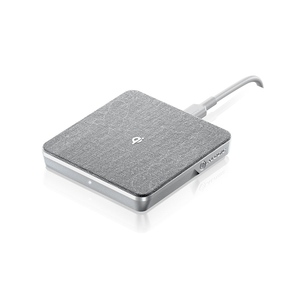 Ultra Wireless Charging Pad - 10W- Silver