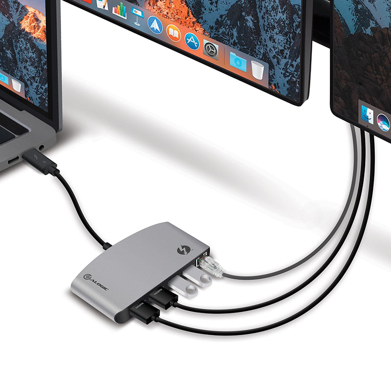 ThunderBolt 3 Dual HDMI PORTABLE Docking Station with 4K