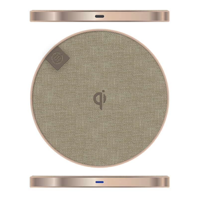 Wireless Charging Pad - 10W - Prime Series - Champagne Gold