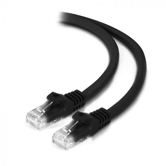 Black CAT5e Network Cable