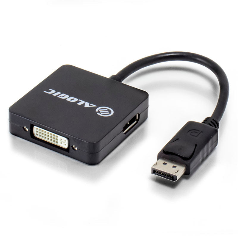 3-in-1 DisplayPort to DisplayPort HDMI DVI Adapter - Elements Series