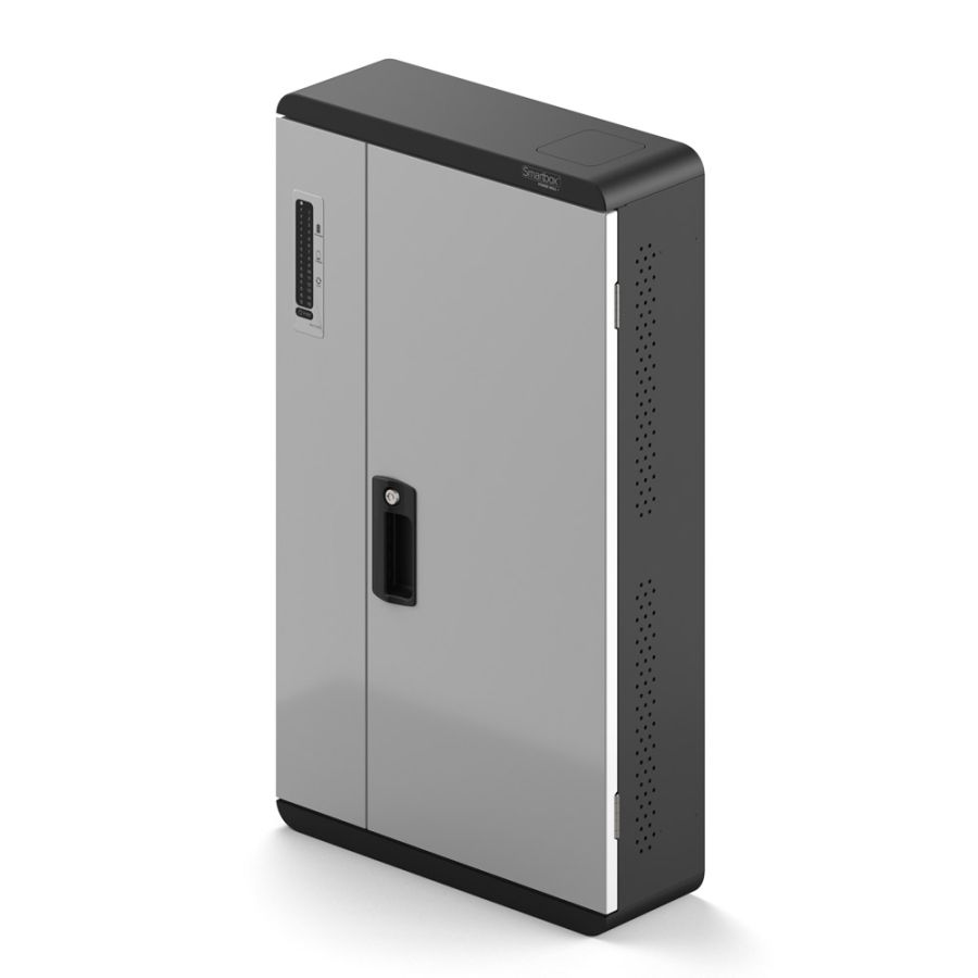 SmartBox Power Wall 15-Tilt Bay Charging Wall Cabinet